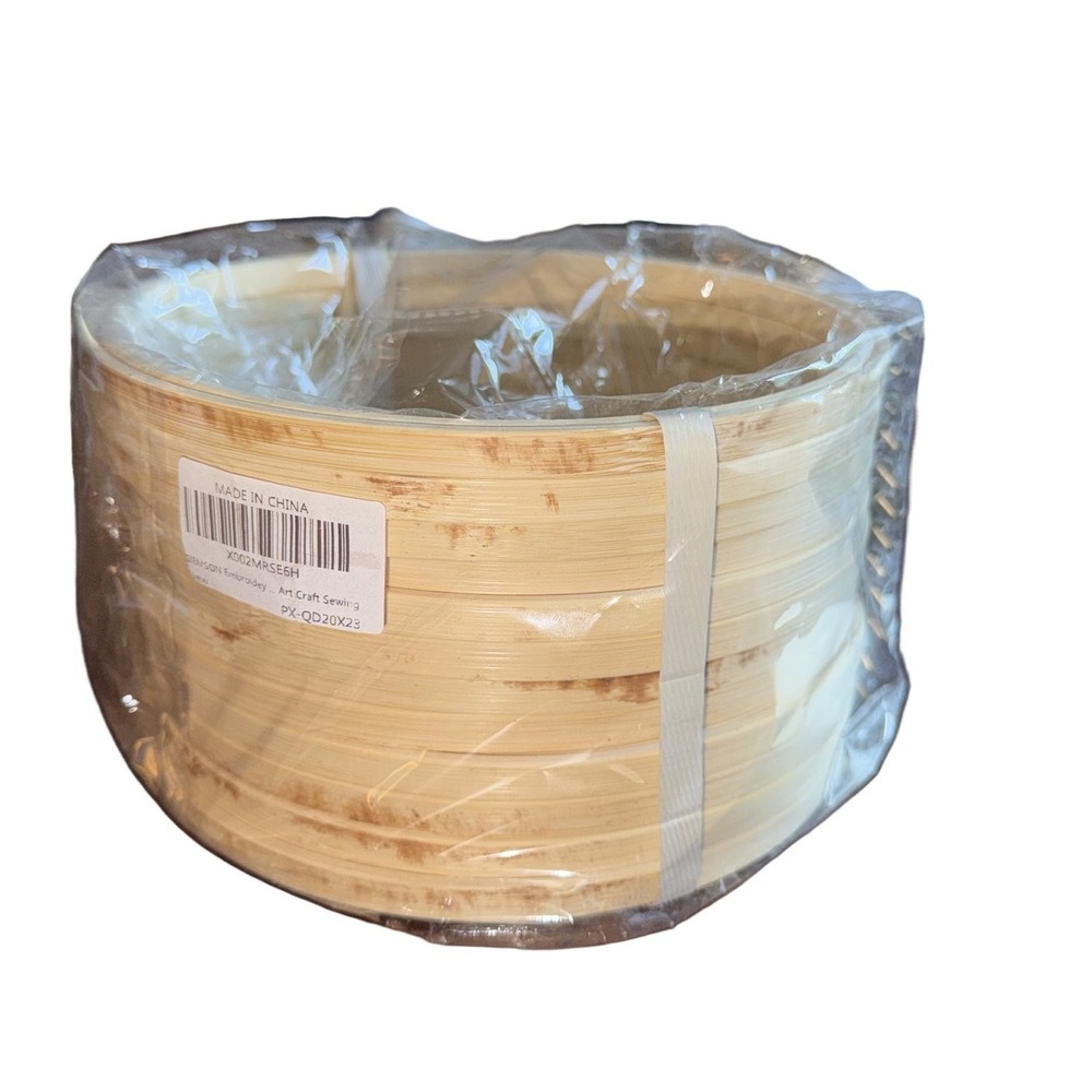 Giemson 8" Wood Embroidery Hoops Lot of 12 Round Craft Sewing PX-QD20X23 New